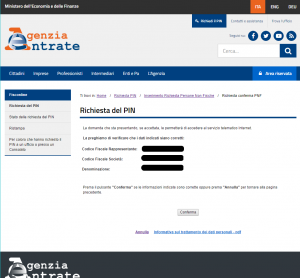 come accedere al cassetto fiscale per società 8